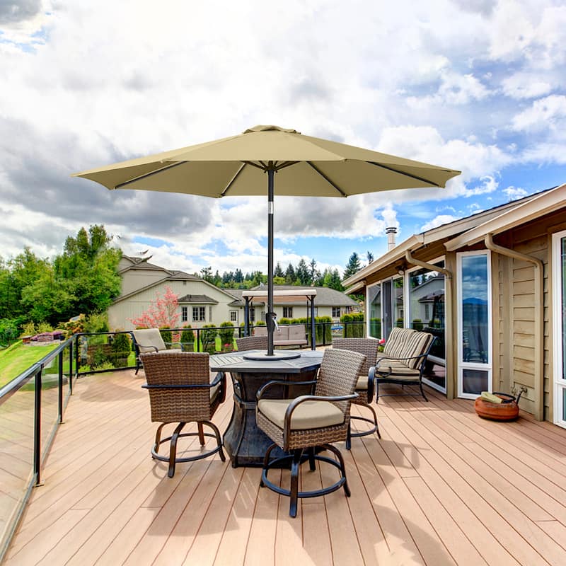 ABCCANOPY 7.5FT Patio Umbrella with Push Button Tilt