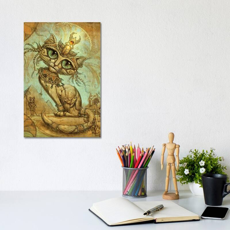 iCanvas "Cleocatra" by Jeff Haynie Canvas Print - 12x8x0.75