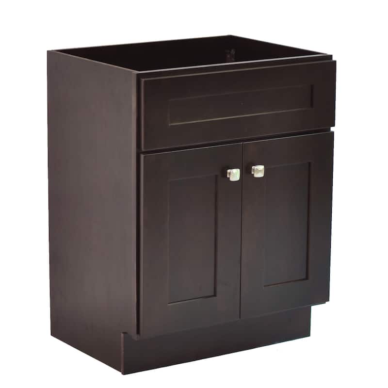 Design House 215467 Brookings 24" Single Free Standing Vanity Cabinet - Espresso - Espresso Finish