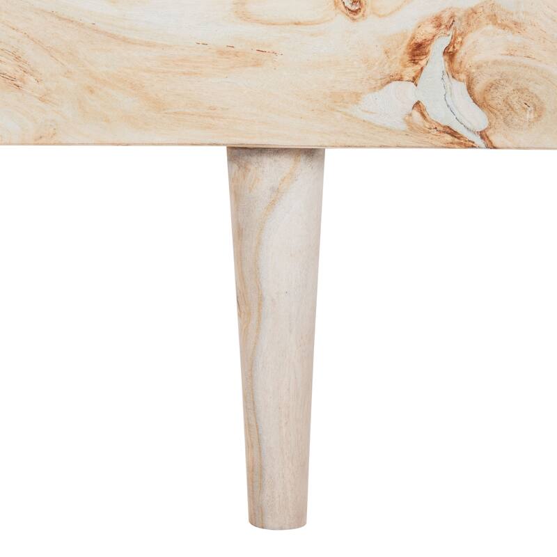 SAFAVIEH Couture Maci Bryn Wood Herringbone Bed