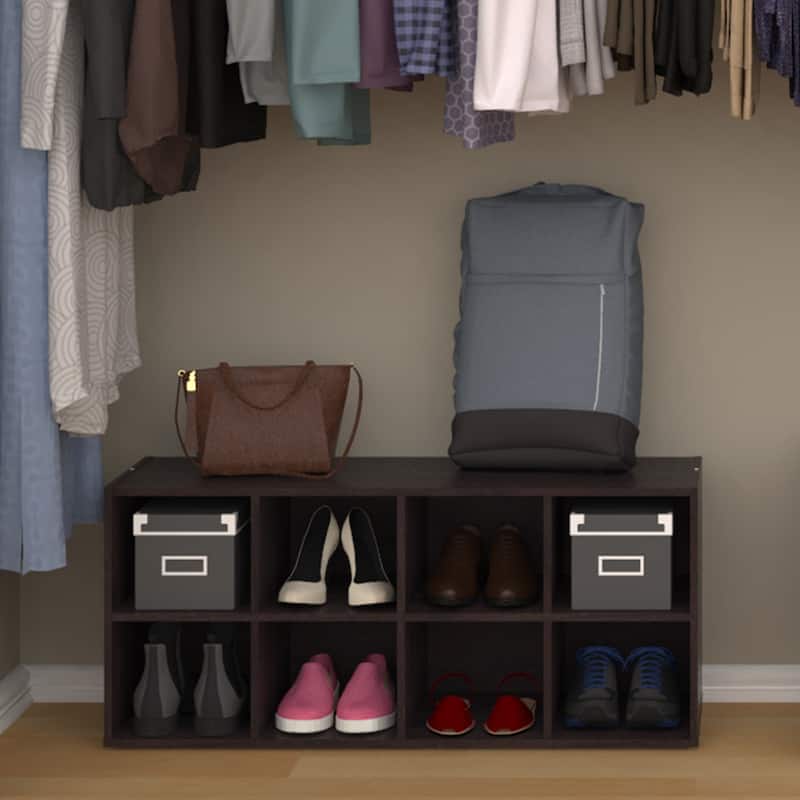 ClosetMaid 8-Cube Stackable Shoe Organizer