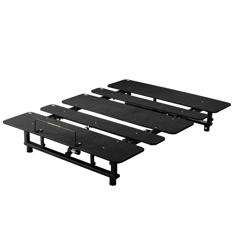 King/Queen Adjustable Bed Base, Metal Frame with Quiet Motor, Zero Gravity, Head and Foot Positions, Universal Mattress