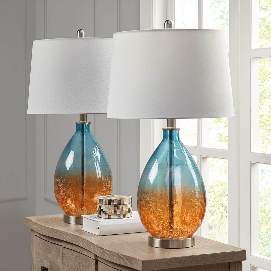 Glass Table Lamp, Set of 2, image size:1080x1080