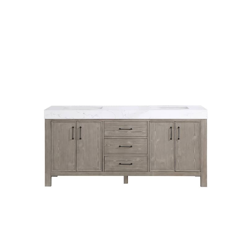 Miseno MV-NM-703872 León 72" Free Standing Double Basin Vanity Set