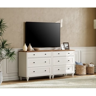White dresser cheap tv stand