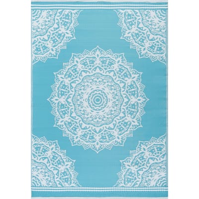 Sundown Beach Medallion Indoor/Outdoor Area Rug