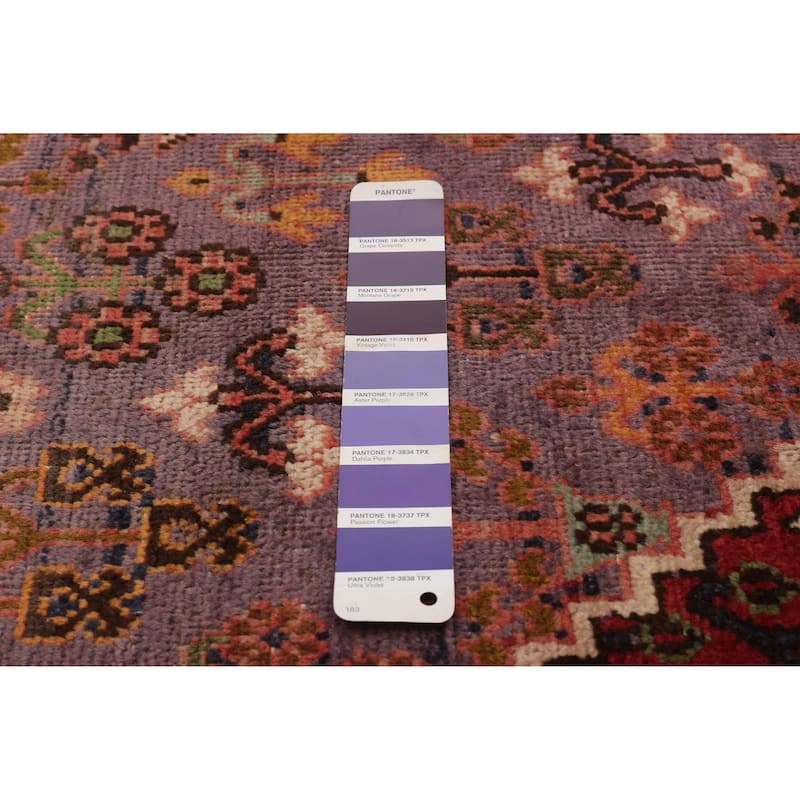 ECARPETGALLERY Hand-knotted Anadol Purple Wool Rug - 4'4 x 6'9