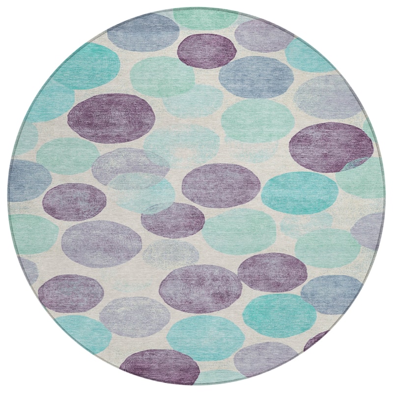 HomeRoots Geometric Transitional Rectangle Outdoor Rug