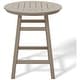 preview thumbnail 92 of 111, Polytrends Laguna Hdpe All Weather Outdoor Patio 35" Round Counter Table