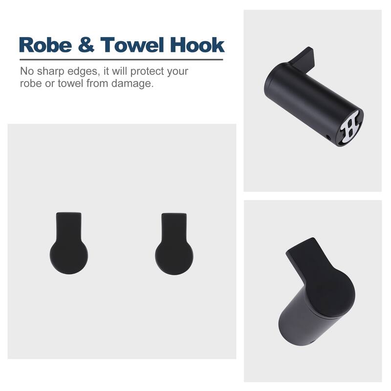 WOWOW 4 Piece Bathroom Hardware Set with Gift Box