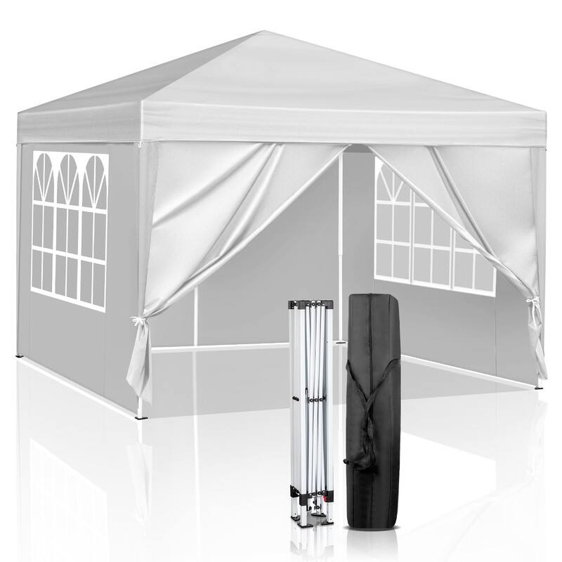 3 x 3m Practical Waterproof Folding Tent 3 Colors - White