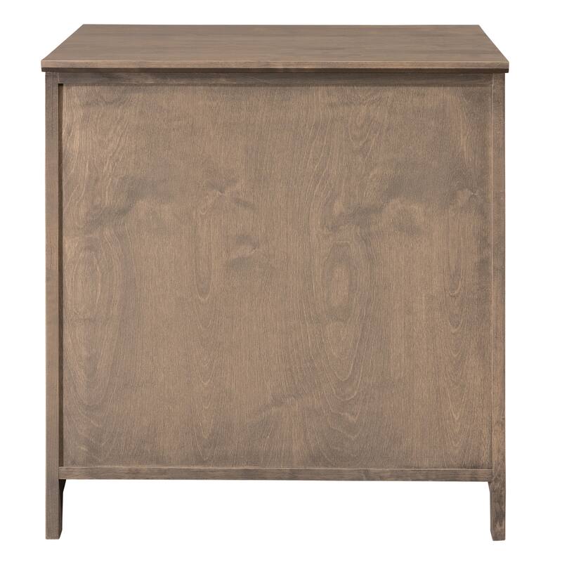 Arch+Haven Solid Wood 2 Door Cabinet