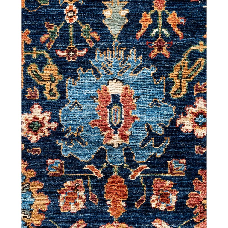 Serapi One-of-a-Kind Hand-Knotted Area Rug - Blue - 8' 2" x 10' 1"