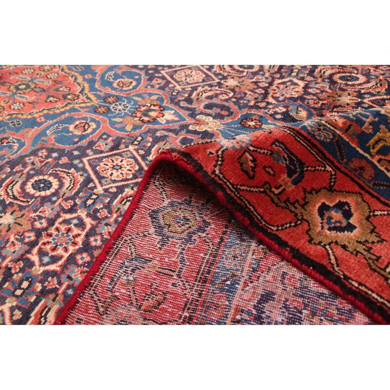 ECARPETGALLERY Hand-knotted Anatolian Vintage Dark Navy Wool Rug - 4'8 x 9'6