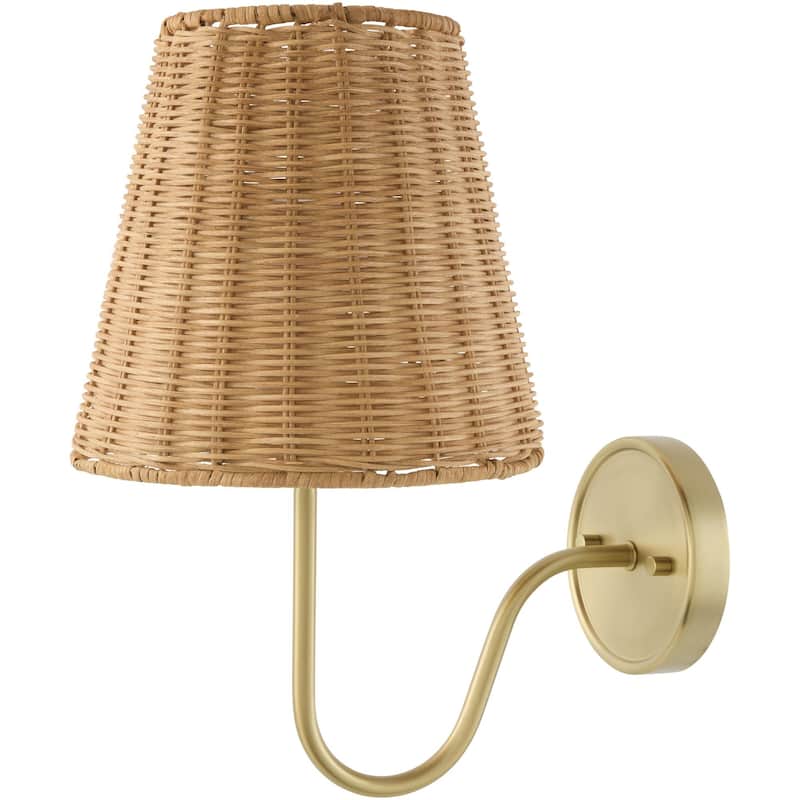 Livabliss Movita Cottage Wall Sconce - Brass