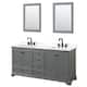 Option Dark Gray / White Quartz Top / Matte Black