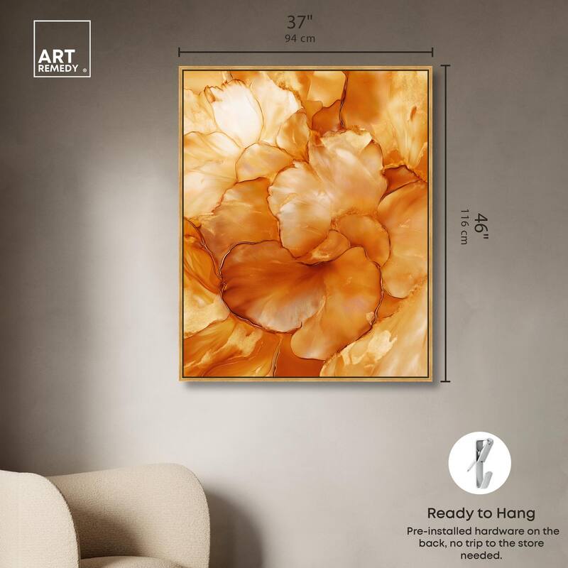 Sunlit Bloom II Canvas by Art Remedy