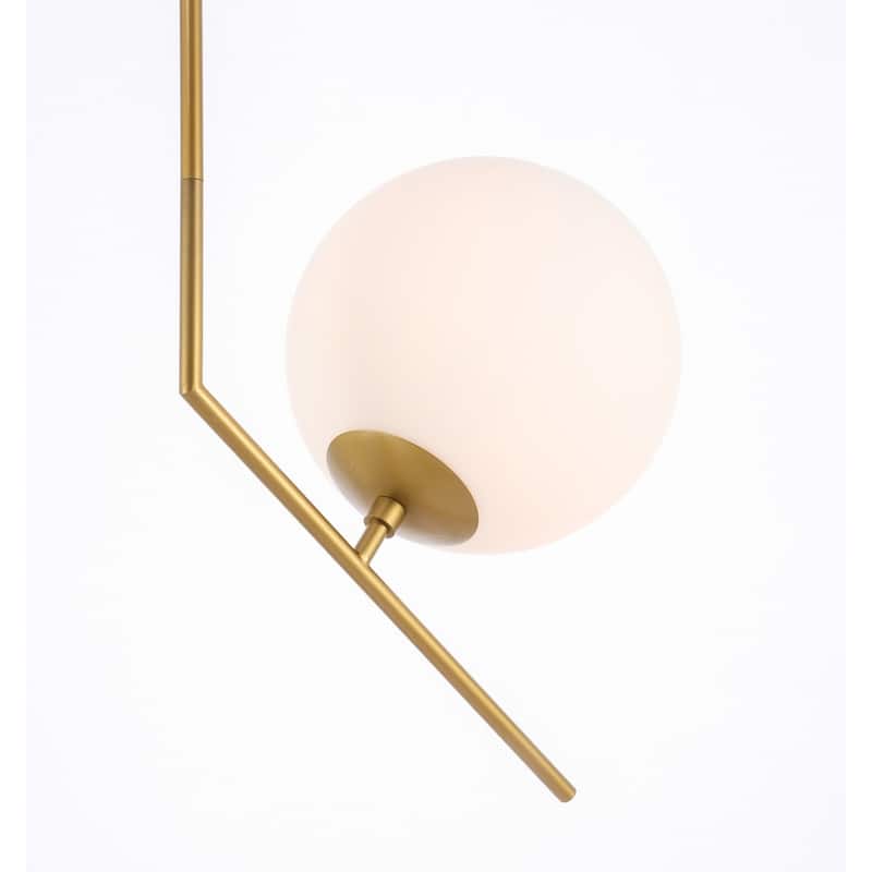 Bastina 10-Inch 1-UpLight Frosted Glass Pendant