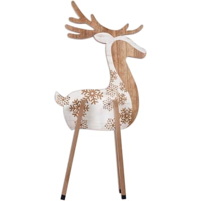 Wood Reindeer 23"