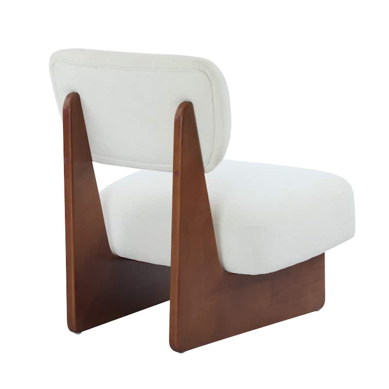 Christopher Knight Home -Vincent Minimalist Polyester Upholstered Lounge Chair （Set of 2）