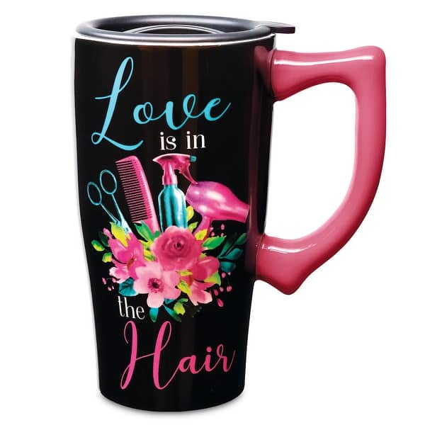 18 oz ceramic travel coffee mugs Ceramic Coffee Mug - Rustic Red