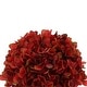 preview thumbnail 5 of 21, Faux Hydrangea in Small Black Cube Ceramic Vase