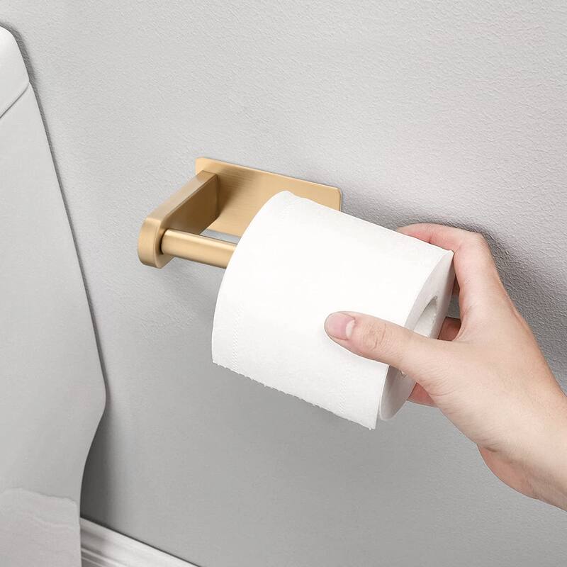 PROOX Rustproof Ahesive Toilet Pater Holder Stainless Steel