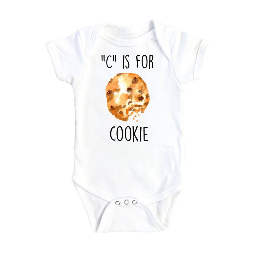 Cookie C - Baby Boy Girl Clothes Infant Bodysuit Funny Cute Newborn