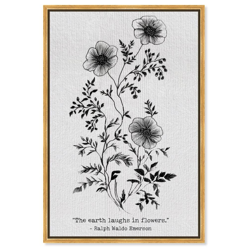 Earth Laughs in Flowers Canvas by Art Remedy
