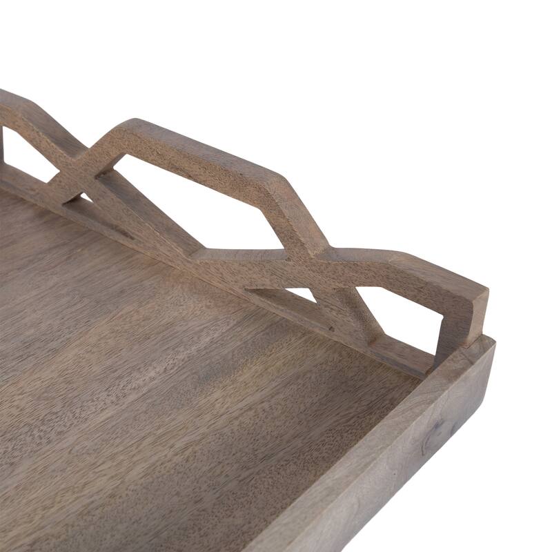 Kate and Laurel Grassley Decorative Wood Tray - 13x19