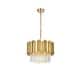 preview thumbnail 1 of 45, Zane Single Tier Chandelier Satin Gold - 16"