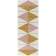 preview thumbnail 14 of 43, Balta Rugs Balta Levine Modern Geometric Shag Area Rug 2'2" x 10' Runner - Orange