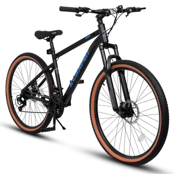 Ecarpat Mountain Bike 27.5 Inch Wheels, 21-Speed Trail