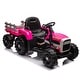 preview thumbnail 42 of 118, Luxury Electric Ride-On Tractor Toy for Children with Remote Control, Trailer, and LED Lights - 3-6 Years