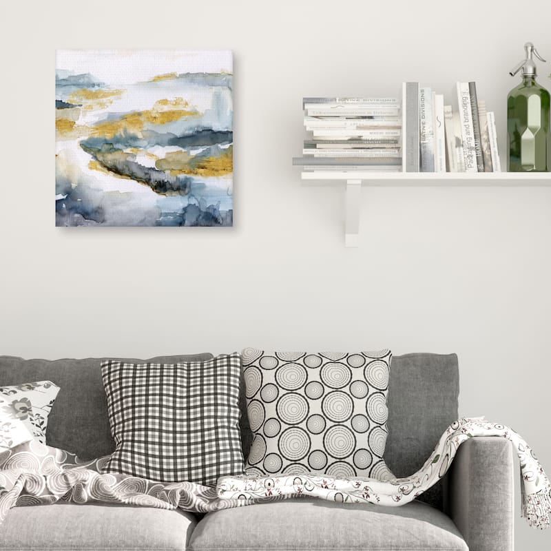 Golden Estuary by Nan Canvas Art Print
