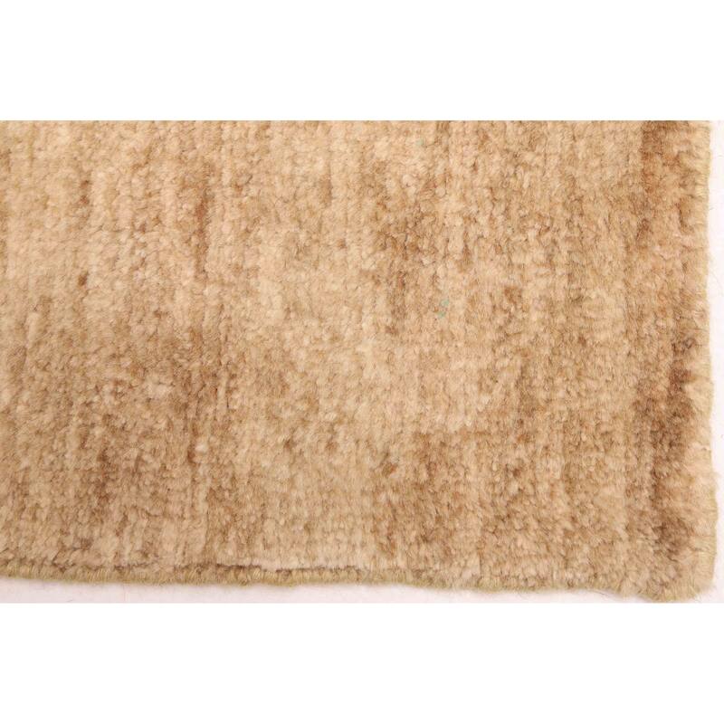 ECARPETGALLERY Hand-knotted Pak Finest Marrakesh Cream, Dark Grey Wool Rug - 6'7 x 10'1