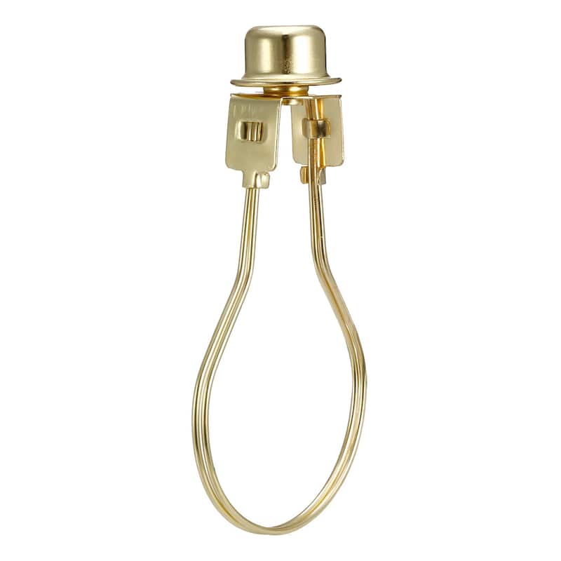Lamp Shade Light Bulb Clip Adapter with Shade Attaching Finial Top ...