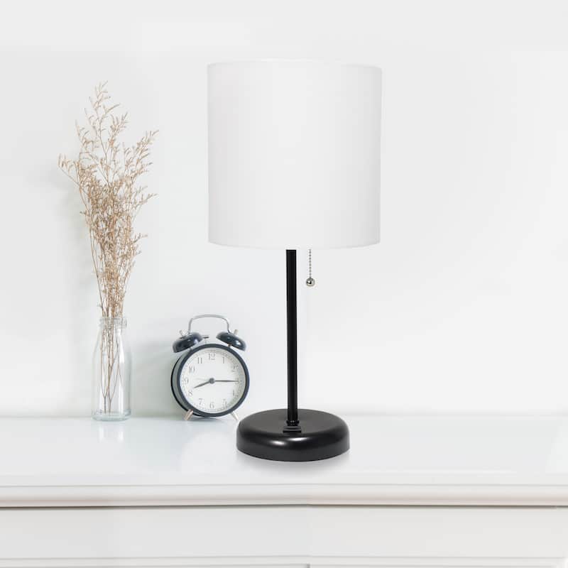 Simple Designs 19.5" Desk Lamp with Feit LED Bulb Included - 19.50