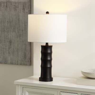 SAFAVIEH Lighting Svana 24" Modern & Contemporary Table Lamp - 10" W x 10" D x 20" H - 10Wx10Dx20H