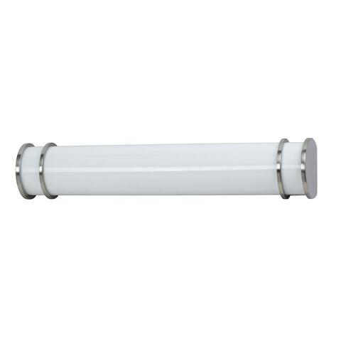 Pipe Design Metal Vanity Light with Hardwired Switch, Set of 4, Small,White