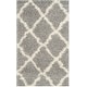 preview thumbnail 44 of 162, SAFAVIEH Dallas Shag Giusy Trellis 1.5-inch Thick Rug 3' x 5' - Grey/Ivory - Rectangle