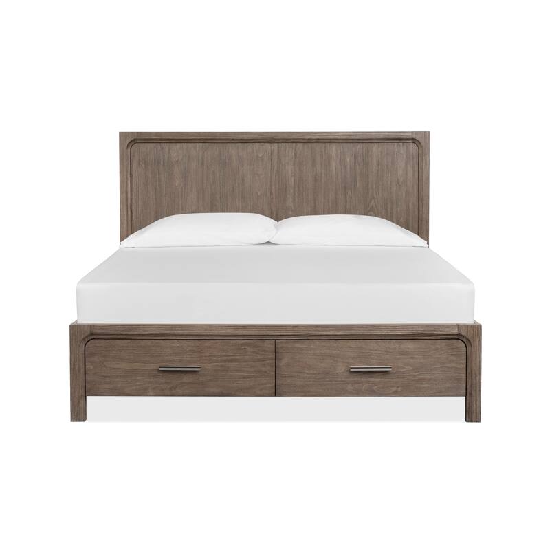 Magnussen Home Westbourne Dark Umber Panel Storage Bed