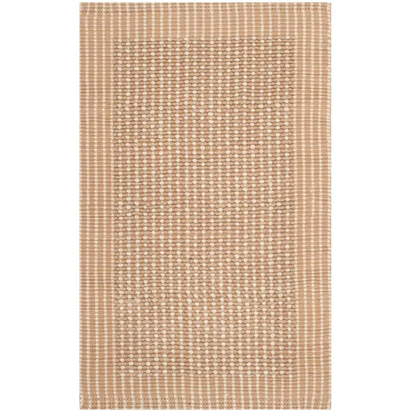 SAFAVIEH Handmade Natural Fiber Mylee Jute Rug - 2'6" x 4' - Ivory/Beige