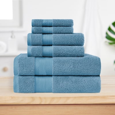 Blue Nile Mills Rio Turkish Cotton 6 Piece Towel Set