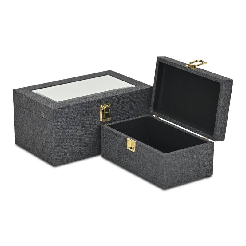 Canter Isle Linen Decorative Box Set