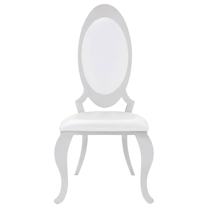 Anchorage Cream White Upholstered Dining Chair (Set of 2)