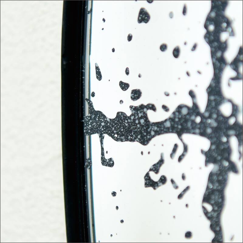 Round Wall-Mounted Mirror — Versatile Home Decor Ideal For Bedrooms, Living Rooms, Dining Rooms, Fireplaces - Black,White