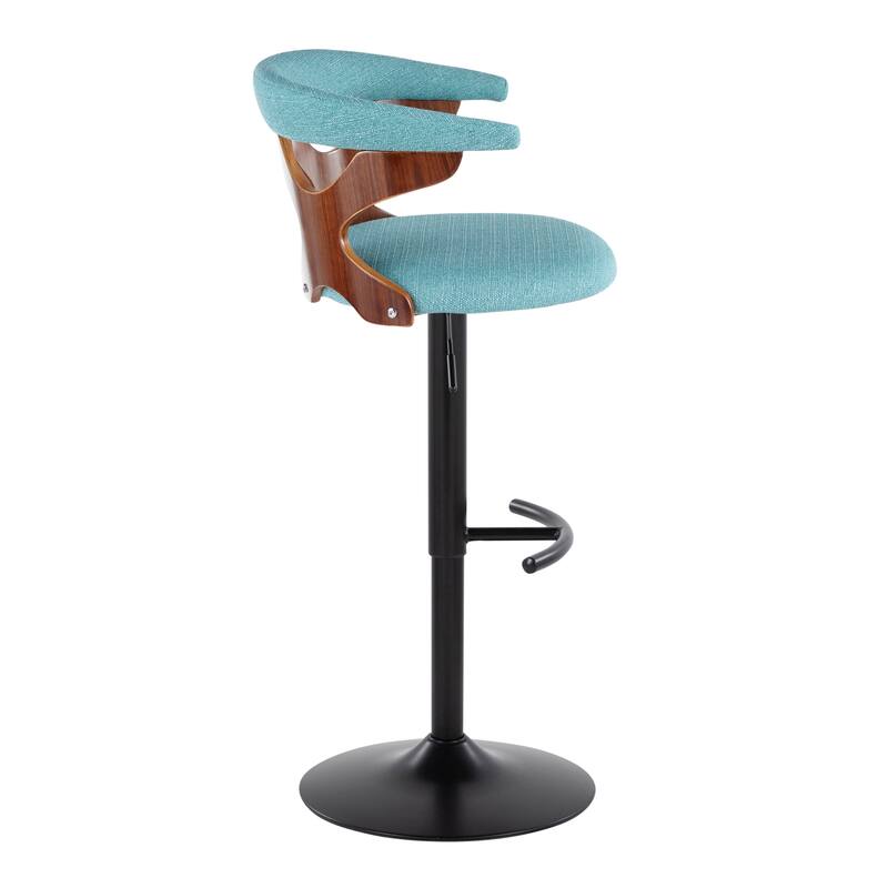 Carson Carrington Viby Adjustable Bar Stool with Rounded T Footrest (Set of 2)