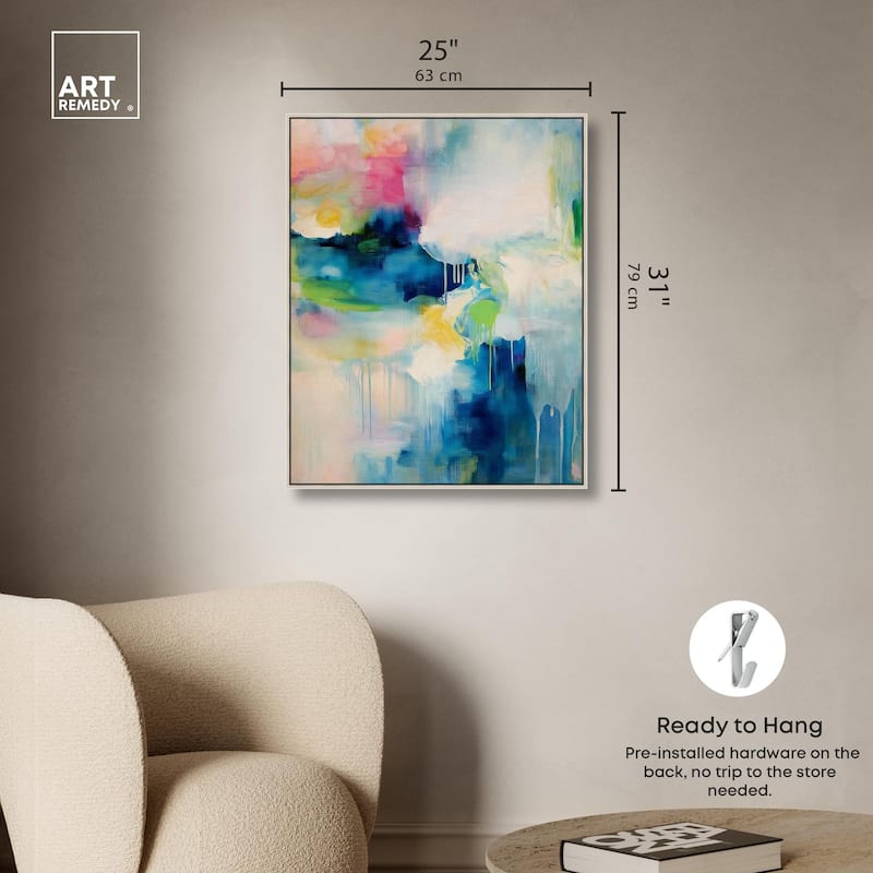 Prismatic Weeps Color III Canvas by Art Remedy
