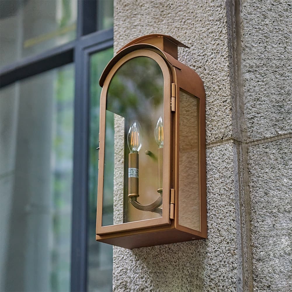 Ori Rub Bronze out door wall sconce